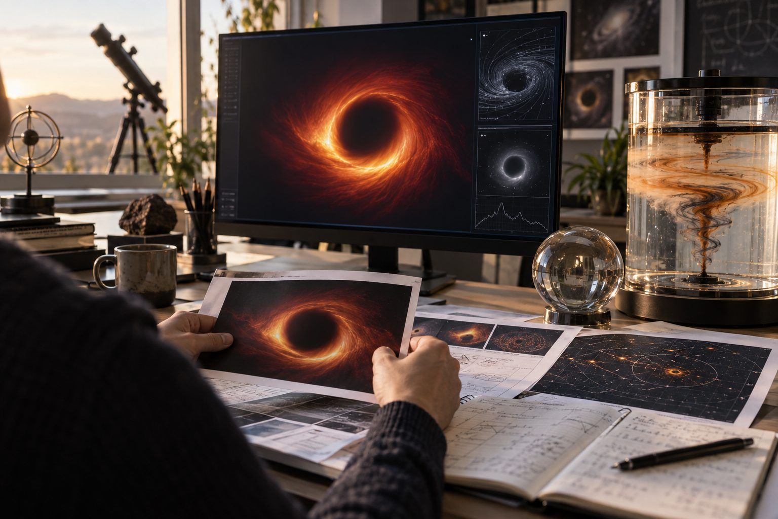 Wie man Unsichtbares nachweist: vom Materiestrudel bis zum M87*-Bild